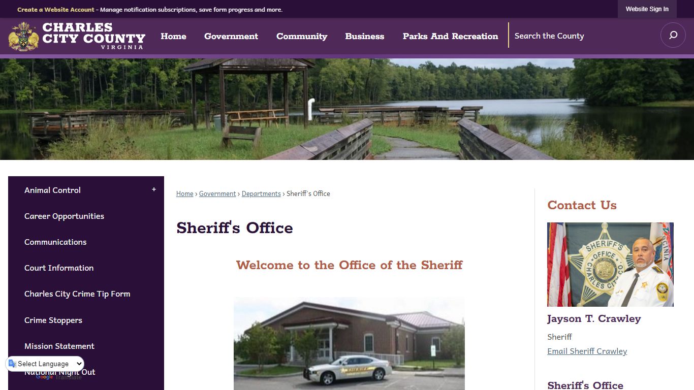 Sheriff's Office | Charles City County, VA